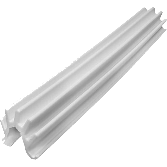 Причальный кранец Волна 120 градусов белый 800x160х140мм (ЗОУ-120-Б)